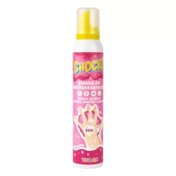 Slime TUBAN Tuban SHOCK! Daugiasensorinis putų-gelis braškių 200 ml (raudona)