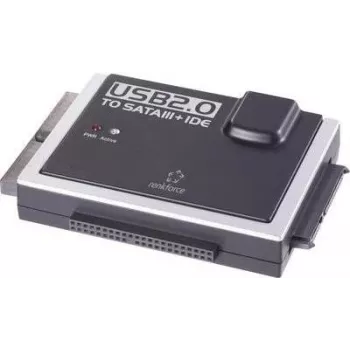 USB 2.0 į IDE/SATA keitiklis Renkforce P-ATA IDE – USB 2.0 sąsaja PATA (IDE) ir SATA diskams