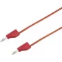 VOLTCRAFT MSB-300-2-Red matavimo laidas [4 mm kištukas - 4 mm kištukas] 2 m raudonas