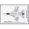 Konstruktorius Cobi F-16C Fighting Falcon — 463 dalys, mastelio modelio konstravimo rinkinys
