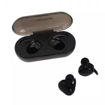 Esperanza TWS CARDERA belaidės ausinės, į ausis, Bluetooth, juodos