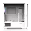 Korpusas Zalman Z10 DUO ATX baltas su ZM-IF120 x4 ARGB ventiliatoriais