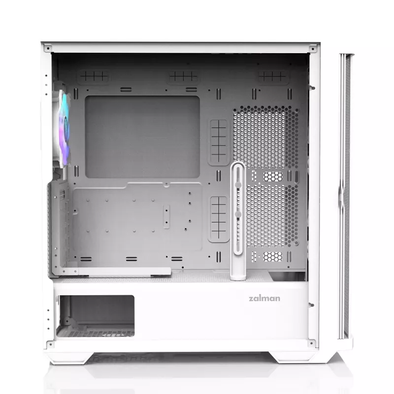 Korpusas Zalman Z10 DUO ATX baltas su ZM-IF120 x4 ARGB ventiliatoriais