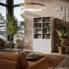 Spintelė knygoms Cama Meble LIVERTI 100×420×1705 mm balta