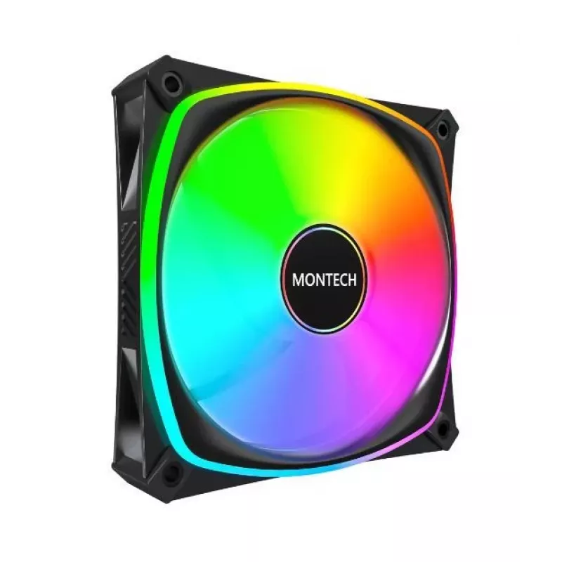 MONTECH AX120 PRO Black 120mm ARGB 3 vnt. pakuotė