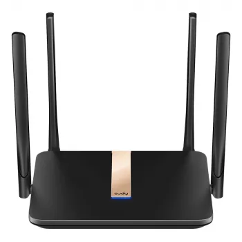 Cudy LT500D belaidis maršrutizatorius Fast Ethernet Dual-band (2,4 GHz / 5 GHz) 4G Juodas