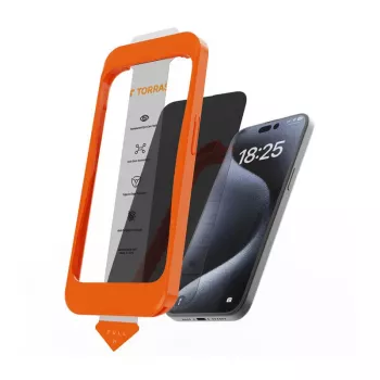 Apsauginis stiklas Torras INSTALL MASTER, skaidrus, iPhone 16 Plus