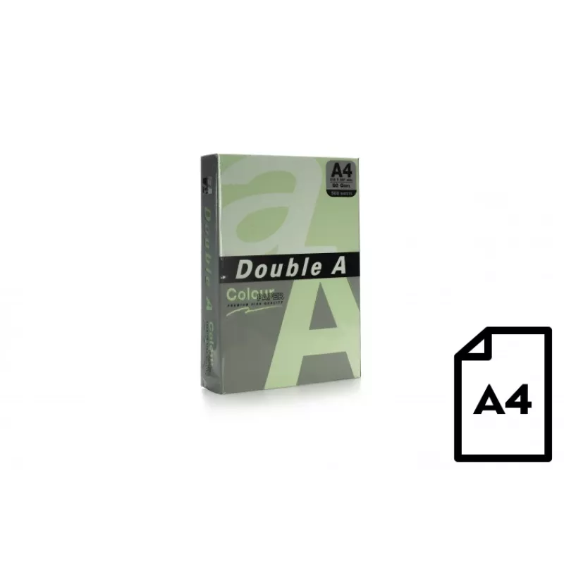 Spalvotas popierius Double A, 80 g/m², A4, 500 lapų, Lagūna