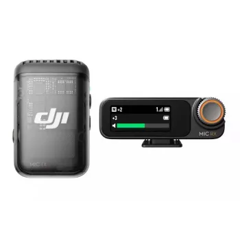 Belaidė mikrofonų sistema DJI Mic 2 juoda