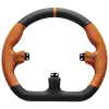 Sim lenktynių vairo ratlankis Asetek SimSports GT Rim Closed D oda oranžinė