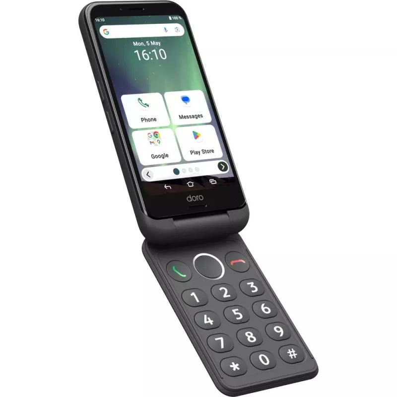 Išmanusis telefonas Doro Aurora A10 4.5 colio 4GB 64GB Juoda