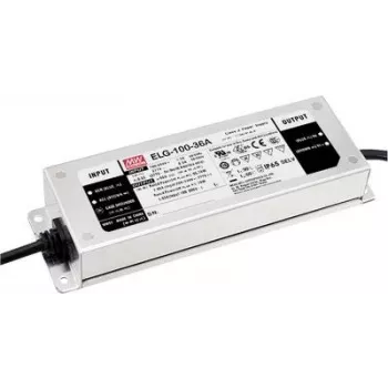 LED tvarkyklė Mean Well ELG-100-24-3Y, 100W, 24V DC, 4A, AC 100–305V, IP20, 63×199×35.5 mm