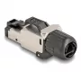 DeLOCK 86017 laido jungtis RJ45/LSA juoda sidabrinė vyriška