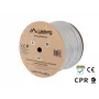 Lanberg LCUF6L-11CU-0305-S U/FTP Cat6a tinklo kabelis, 305 m, vienagyslis varis, LSZH, CPR, 500 MHz, testuotas Fluke, pilkas