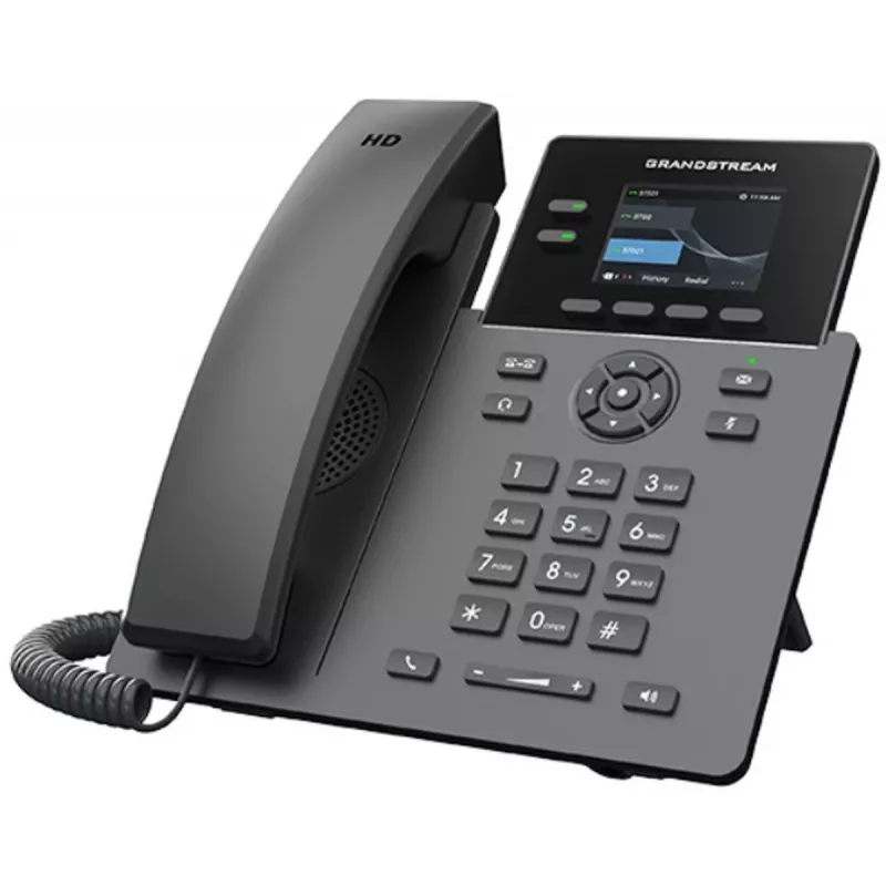 IP telefonas Grandstream GRP2610 2 linijų HD garsas, operatorinės klasės VoIP telefonas
