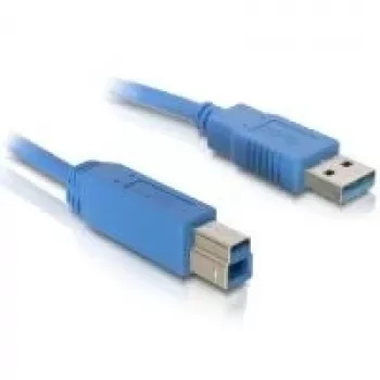 USB kabelis DeLOCK USB 3.0 A-B kištukas/kištukas 1 m mėlynas