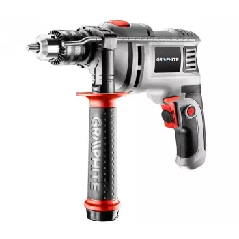 Grąžtas Graphite 58G725 3000 aps./min. Pilkas su raktu