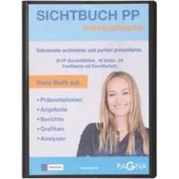 Segtuvas projektams Pagna 21011-01 A4 polipropilenas juodas