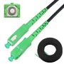 Extralink Patchcord SC/APC-SC/APC Flat drop vienmodis Simplex G.657A2 100m