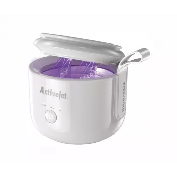 Ultragarsinis valiklis ActiveJet AUC-198 – USB įkraunamas, UV, 7,4 V, 106×107×89 mm