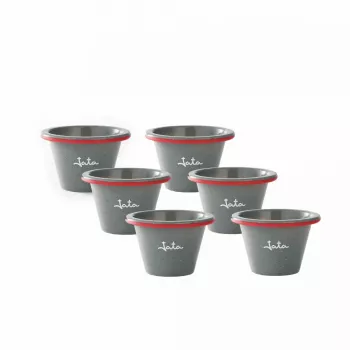 Jata MC67/HMOL5218 silikoninė forma flanui – 6 vnt., platina, 7,5 cm