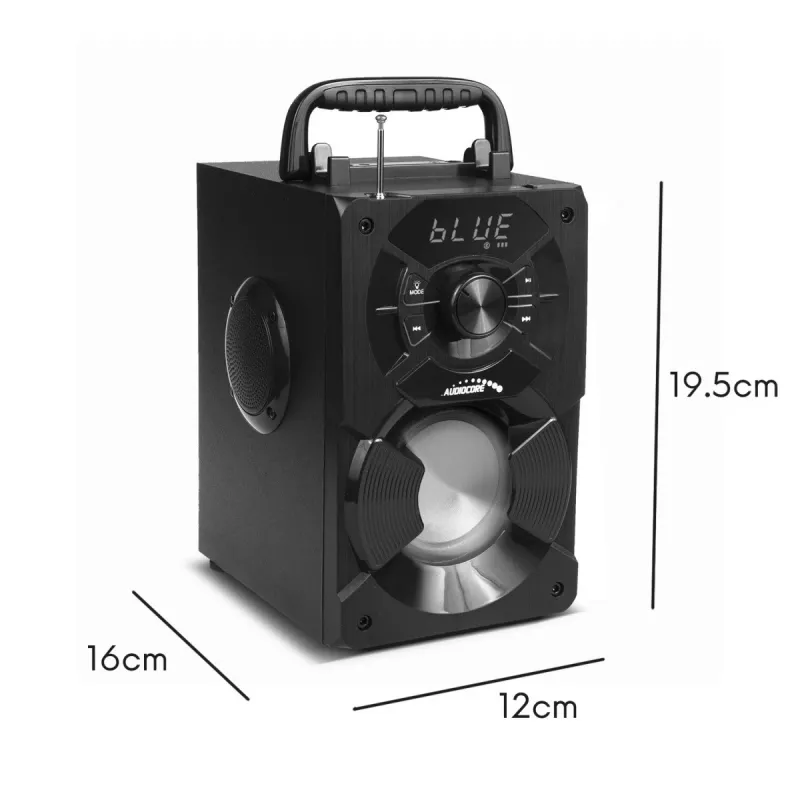 Belaidis garsiakalbis Bluetooth Audiocore AC730, juodas