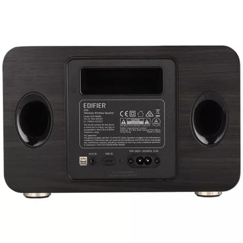 Edifier D32 belaidis stalinis garsiakalbis, 60 W, Bluetooth, juodas riešutas