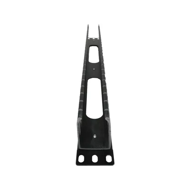 Dėžutė kabeliams Alantec PK008 sieninis organizatorius 1U juoda metalas/plastikas