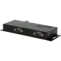 Serijinių įrenginių serveris Exsys EX-6122-2POE – Ethernet į 2×RS-232/422/485 su PoE ir 12V/3A maitinimo adapteriu