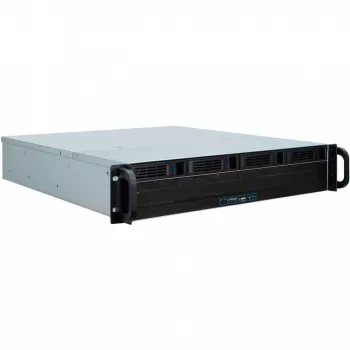 Serverinis korpusas Inter-Tech 2U 2404L Rack juodas, pilkas