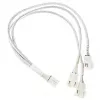 Kolink PGW-AC-KOL-160 PWM ventiliatorių šakotuvas, 35 cm pintas baltas, 1→2 PWM jungtis
