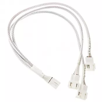 Kolink PGW-AC-KOL-160 PWM ventiliatorių šakotuvas, 35 cm pintas baltas, 1→2 PWM jungtis