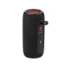 Nešiojamas stereo garsiakalbis TRACER Stripe Black – 10 W RMS, Bluetooth / laidinis, USB-A ir USB-C, MicroSD, įmontuota baterija (iki 5 h)