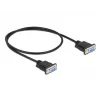 Serijinis kabelis DeLOCK 86614 Juodas 0,5 m RS-232