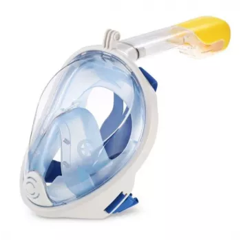 Viso veido nardymo kaukė Free Breath M2068G L/XL mėlyna — pilnas vaizdas, L/XL dydis