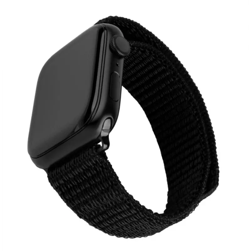 Nailono laikrodžio dirželis FIXED Sporty Strap FIXNST2-436-BK, 38/40/41 mm, juodas