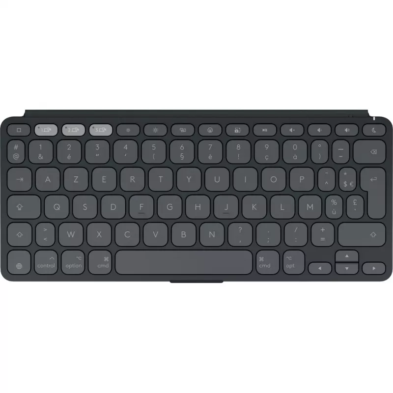 Logitech Keys-To-Go 2 klaviatūra universali Bluetooth AZERTY prancūziška Graphite