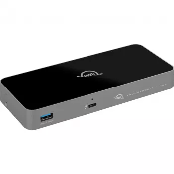 OWC Thunderbolt 5 Hub, doko stotis, pilka/juoda, Thunderbolt 5, USB-A