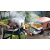 Ninja OO101EU lauko kepsninė / grotelės Elektrinė + Anglinė Juoda, Raudona, Sidabrinė 2400 W