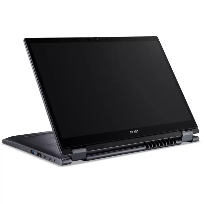 Hibridinis (2-in-1) nešiojamas kompiuteris Acer TravelMate TMP414RN-54-TCO-74CP — 14 colių WUXGA liečiamas, Intel Core Ultra 7 155U, 16 GB DDR5, 512 GB SSD, 4G, Windows 11 Pro, mėlynas
