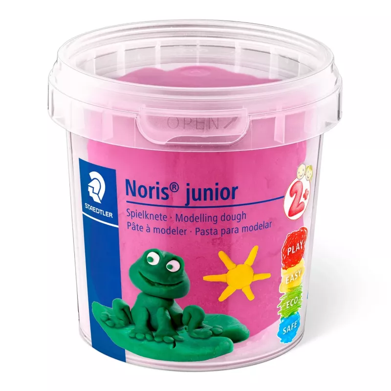 Modelino masė Staedtler 813F SLE – neoninės spalvos Žalia, Oranžinė, Rožinė, Geltona, 1 vnt.
