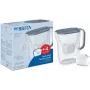 BRITA vandens filtro ąsotis Style Essential Graphite su 4 MAXTRA Pro filtrais, 2,4 L talpa, 1,4 L filtruoto vandens