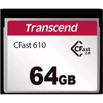 Transcend CFast atminties kortelė 64 GB (TS64GCFX610)