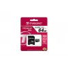 „Transcend“ 64 GB „MicroSDXC“ 10 klasės atminties kortelė su SD adapteriu