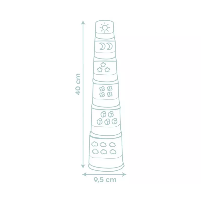 Little Smoby Magic Tower žaisminga vandens piramidė