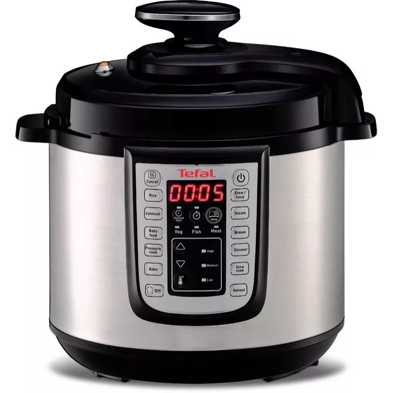 Tefal CY505EE0 daugiafunkcis puodas 3,8 L juodas, sidabrinis