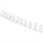 Kabelių tvirtinimo klipas Secomp 44 x 60 mm šviesiai pilkas RAL 7035, pakuotė po 10 vnt.