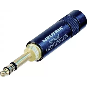 Neutrik NP3CM-B, stereo jungties aksesuaras, juodas