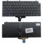 Dell KB316489 klaviatūra, skirta Latitude 7310, su apšvietimu, JAV išdėstymas, juoda