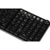 iBOX Aurora K-6 IKGMK6 mechaninė žema žaidimų klaviatūra, laidinė + RF belaidė + Bluetooth, KRGD Red jungikliai, LED pašvietimas, QWERTY anglų k., juoda